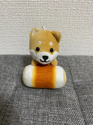 여행하는 마메시바 마스코트 치쿠와 오다와라 한정판 키링 봉제 인형 강아지