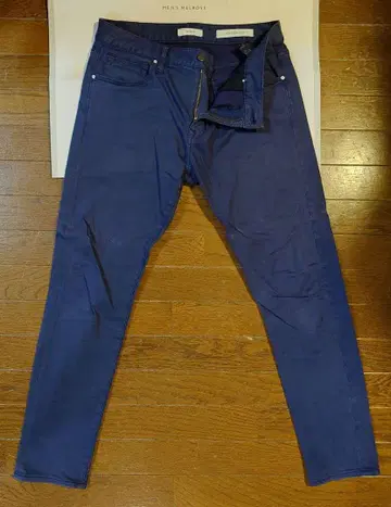 MEN'S MELROSE 네이비 스트레치 치노 팬츠