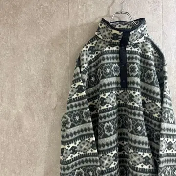 L.L.Bean 엘엘빈 90년대 하프 스냅 플리스 자켓 M