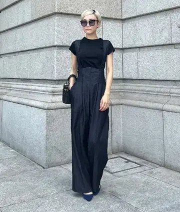 JENNE 2way 하이웨스트 릴랙스 데님 팬츠 L