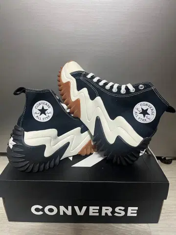 컨버스 란스타모션 하이컷 블랙