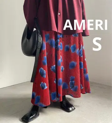 [ 새상품급 ] Ameri MILA VELOUR CUT SKIRT