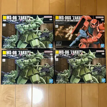 HG 자쿠 4개 세트