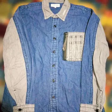 AVIREX TYPE BLUE 데님 셔츠 L