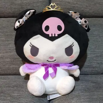 [인기 쿠로미짱] BIG 봉제 인형! 쿠로미짱 티아라 포함으로 귀여워요!