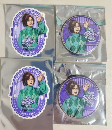 진격의 거인 IKEPRI CANVAS 프린스 호텔 한지 캔뱃지