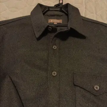 STECCEL 다크 그레이 셔츠 자켓