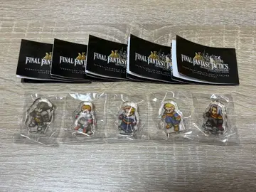 FFT 파이널 판타지 택틱스 미니 아크릴 블록 적 5종 세트
