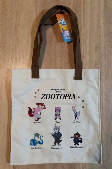 주토피아 토트백 아베일 콜라보 미사용 택 포함