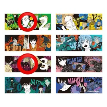 사카모토 데이즈 캐릭터 포스터 신가미데 사카모토 5종 세트