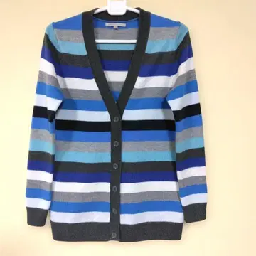 Gap 스트라이프 V넥 가디건