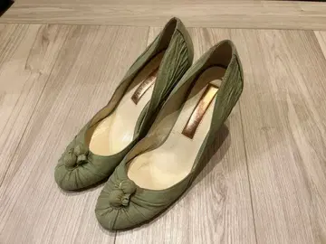 여성용 펌프스 민트 7cm 힐