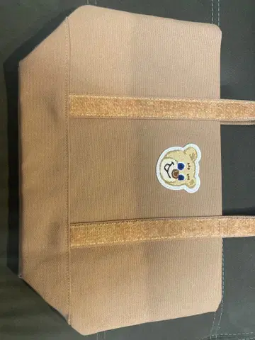 러브러리 바이 페이러 올드 테디 와펜 토트백 스몰 베이지