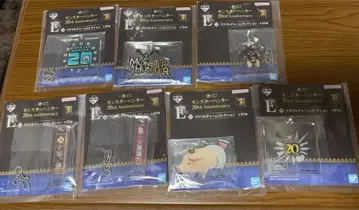 몬스터 헌터 20주년 기념 키링 7개 세트