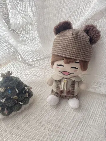 꼬마 인형 옷 푹신푹신 곰돌이 세트 브라운