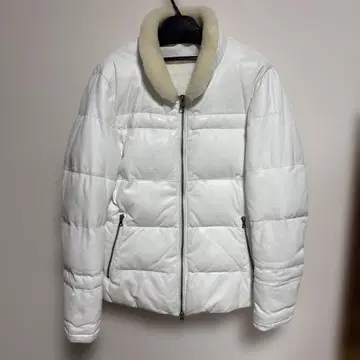 theory 천연 가죽 다운 자켓