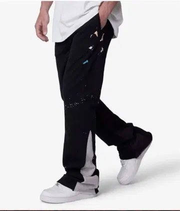 mnml 플레어 스웨트 팬츠 - S 블랙