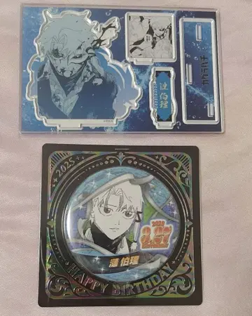 카구라바치 렌 하쿠리 생일 아크릴 디오라마 캔뱃지 아크릴 스탠드