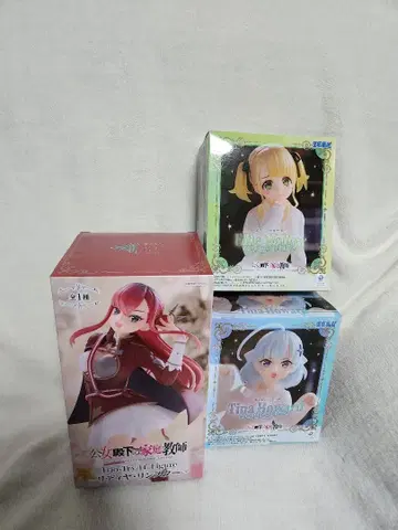 공주님 가정교사 피규어 3체 세트