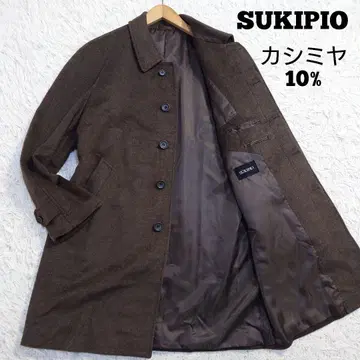 캐시미어 혼방 스키피오 스텐카라 코트 발마칸 브라운 L 비즈니스