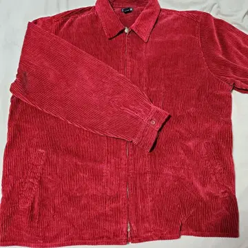 NorthCrest 와인 레드 코듀로이 자켓