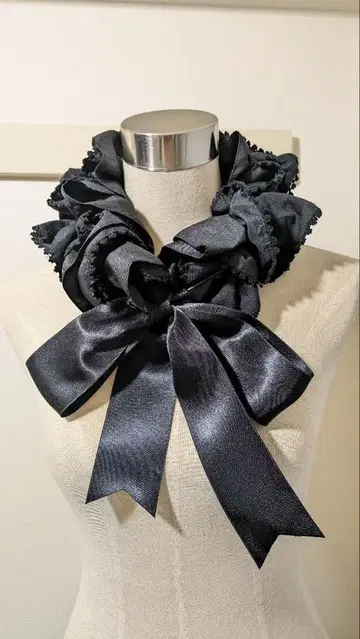 앨리스와 해적들 프릴 리본 티펫 탈착식 옷깃