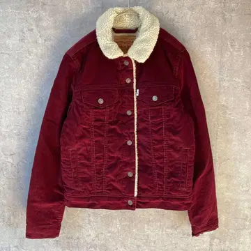 Levi's 코듀로이 데님 자켓 이너 보아 S 사이즈 여성용