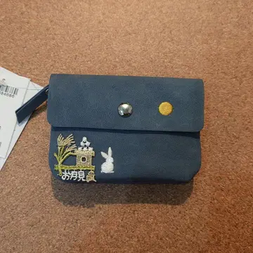 치카자와 레이스 오츠키미 미니 파우치 네이비