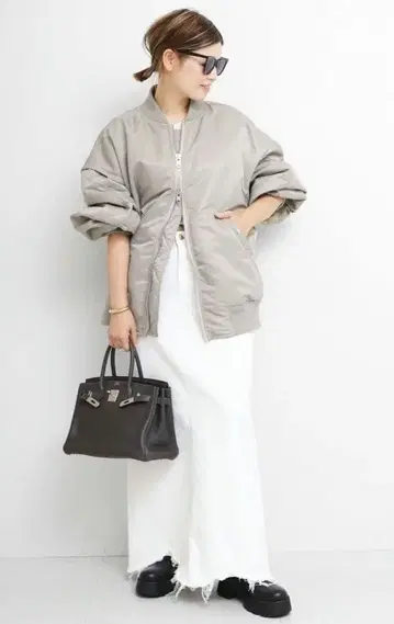 [ CALUX/캐럭스 ] BOMBER JACKET