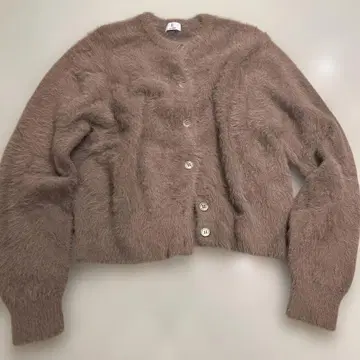 쿠미쿄쿠 나일론 퍼 가디건