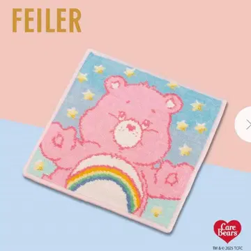 PLAZA FEILER 페이러 케어베어 치어베어 스타 손수건