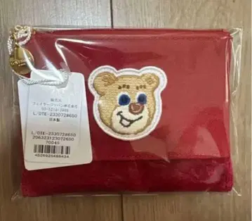 러브러리 바이 페이 테디 와펜 파우치 빨간색 레드