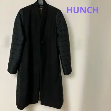 헌치 블랙 코트 (택 포함)