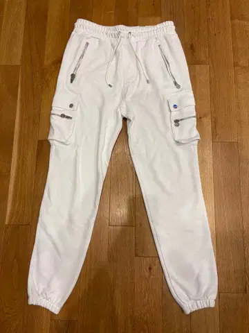 BALR. 화이트 조거 팬츠 L 사이즈
