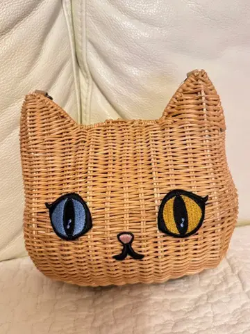 고양이형 바스켓 숄더백 졸리 푸페
