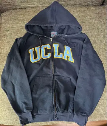 UCLA 풀 집업 후드티 네이비 MV SPORT