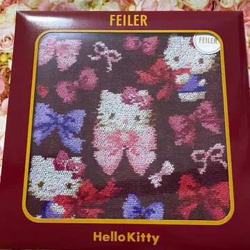 페일러 산리오 손수건 헬로키티 리본
