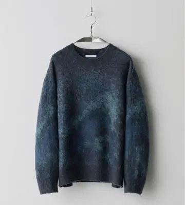 WYM MOHAIR BLEND JACQUARD SHAGGY KNIT M