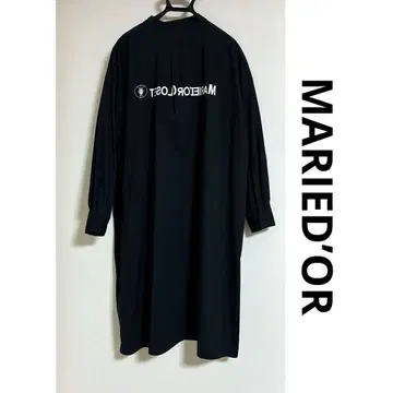 [ MARIED'OR ] 블랙 셔츠 원피스 긴팔