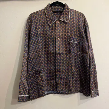 구제 의류 파자마 셔츠 숏 기장