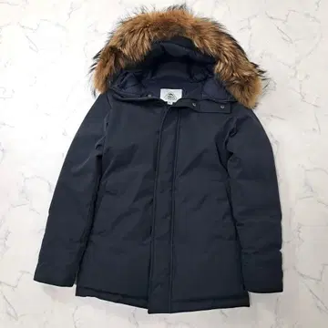 컨디션 최상 피레넥스 ANNECY FUR 다운 자켓 네이비 S