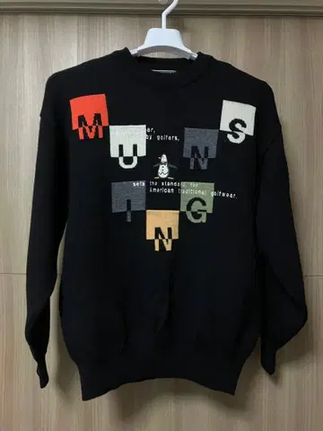 먼싱웨어 스웨터 골프