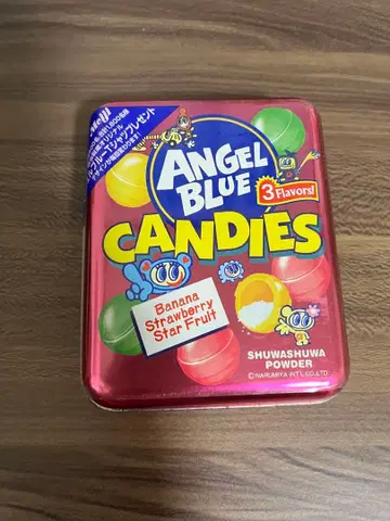 [ 초레어 ] 당시물 엔젤블루 메이지제과 캔디 틴