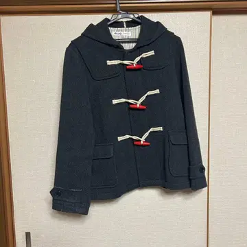 새상품급! BEAMS BOY 빔즈 보이 다크 그레이 더플 코트