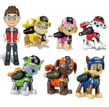 파우 패트롤 피규어 7체 세트