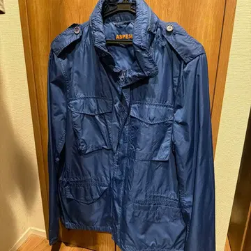 ASPESI 블루 나일론 자켓
