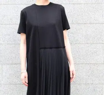 [ CLANE ] 플리츠 레이어 컷 원피스