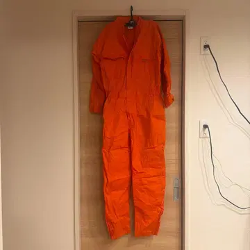 오버롤 M 사이즈 오렌지