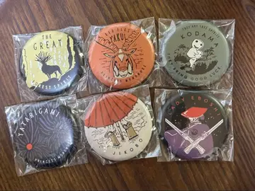 지브리 모노노케 히메 캔뱃지 세트 6종