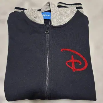 Disney 집업 후드티 L 네이비/그레이